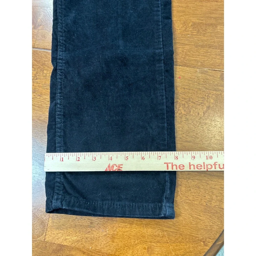 Levi's Corduroy Pants Mens 30x32 Navy Black Premium Slim Straight Corduroy